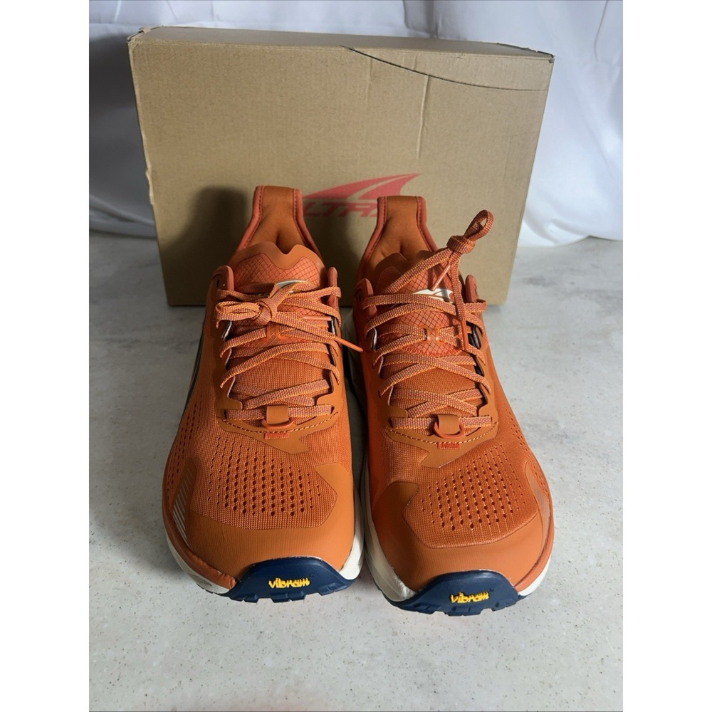 Altra Men's Olympus 5 Running Shoes, Burnt Orange, 10 US -